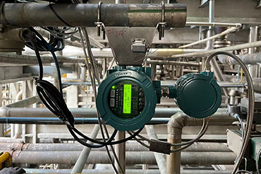 某化工企业外夹超声波流量计安装